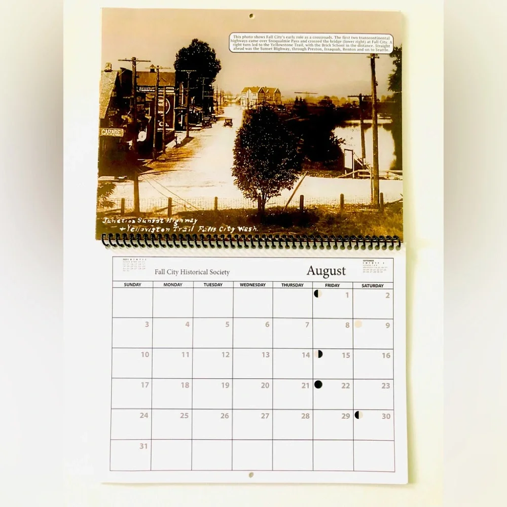2025 Fall City Historical society Wall Calendar NEW Collectible Fall City, WA